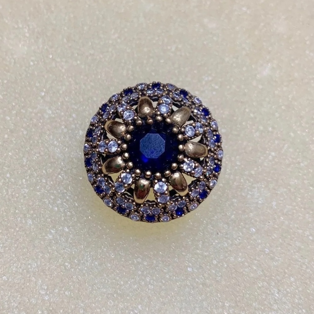 💙 Vintage Sterling Silver 925 Silver Plated Ring